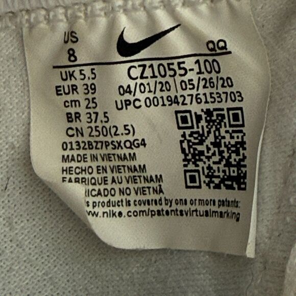 Nike Blazer Mid 77 Shoes Womens Size 8 Retro Classics CZ1055-100 Swoosh - Picture 8 of 8